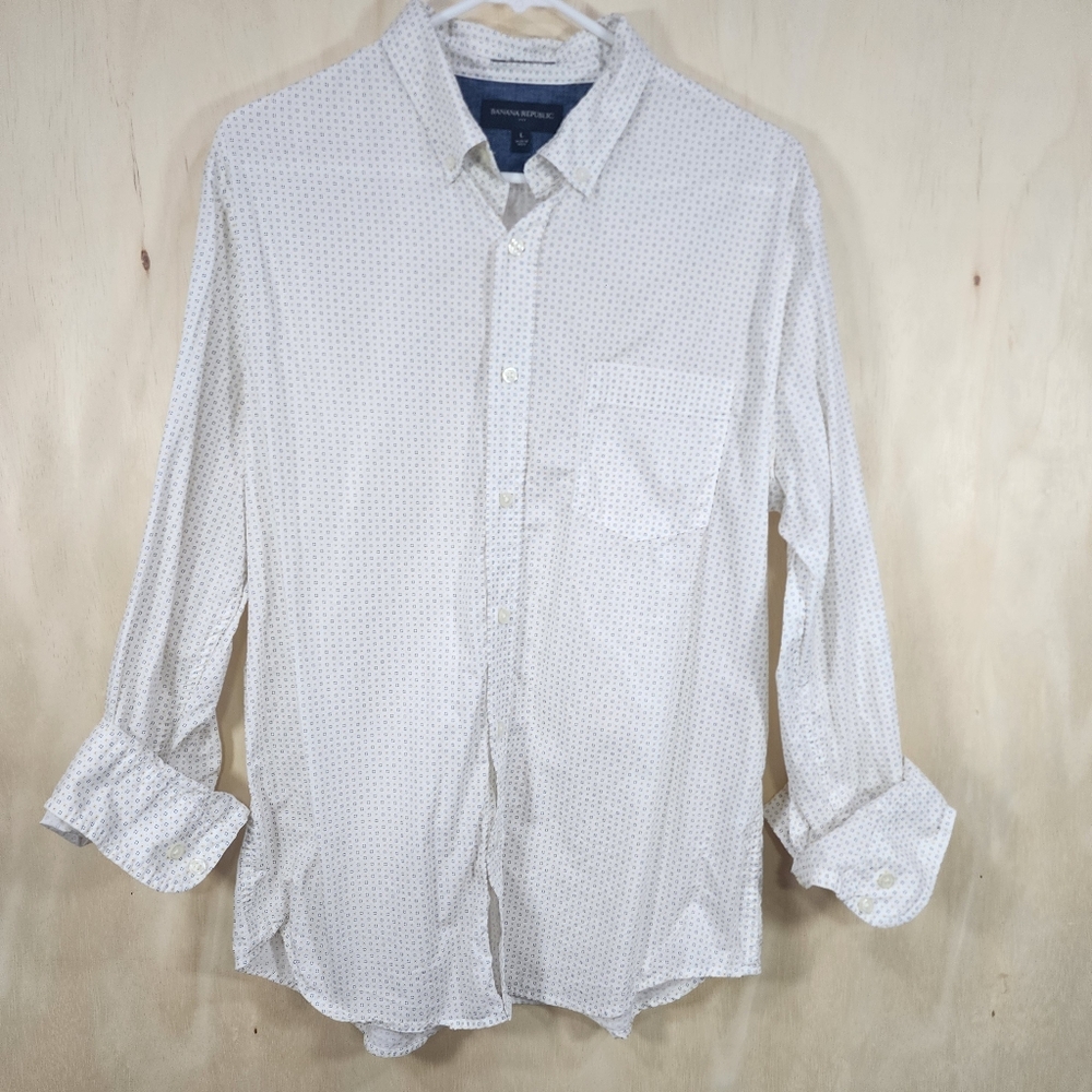 Banana Republic Mens Dress Shirt Size L